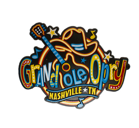 Grand Ole Opry Magnet - Round Neon