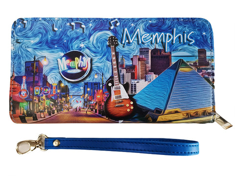 Memphis Wallet - Starry Night