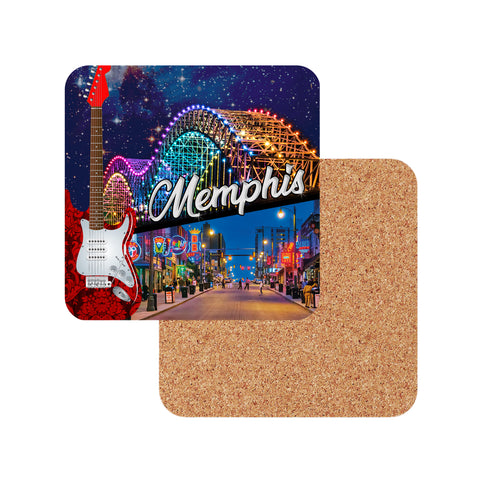 Memphis Coasters - Bridge - 6pc Set