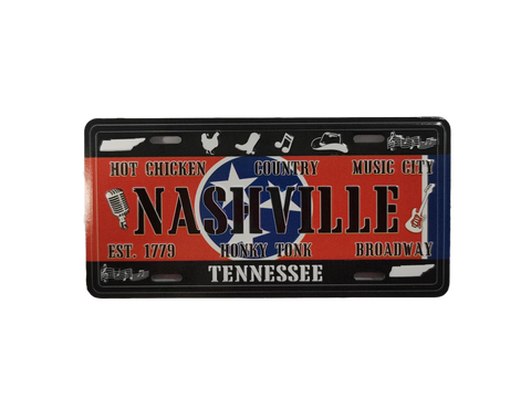 Nashville Magnet - License Plate Icons