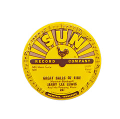 Sun Record Magnet - Jerry Lee Lewis Great Balls of Fire