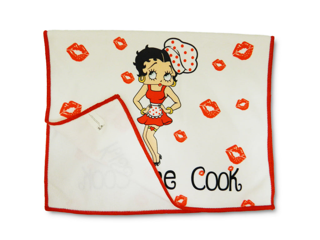 Betty Boop Kitchen Towel - Kiss The Cook