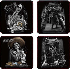 David Gonzales Art Coasters - Western