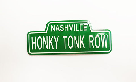 Nashville Magnet - Honky Tonk Row Tin Sign