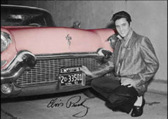 Elvis Magnet - With Car