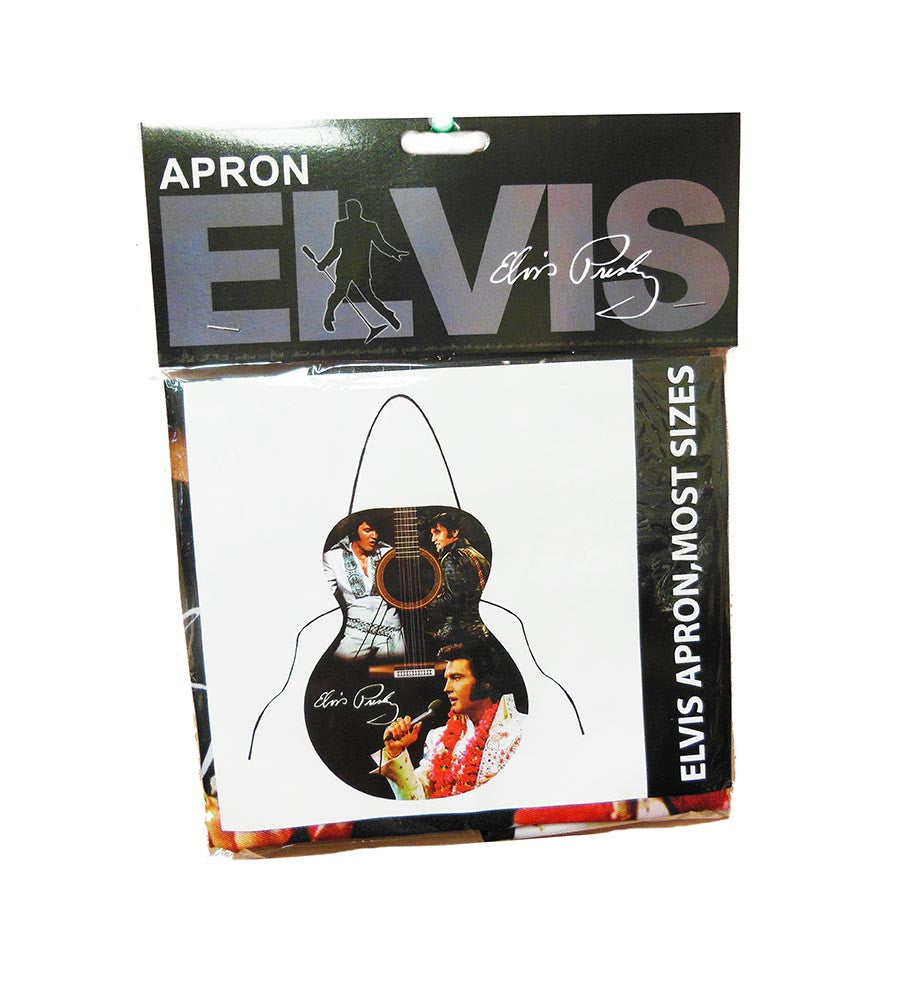Elvis Apron - Guitar Shape 3 Images