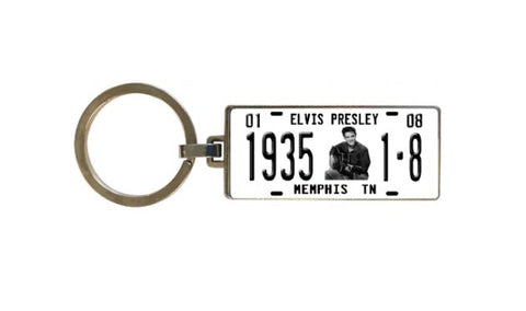 Elvis Key Chain - License Plate 1935