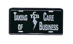 Elvis Magnet License Plate TCB Tin Sign