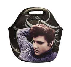 Elvis Lunch Bag - Blue Sweater w/ Zipper