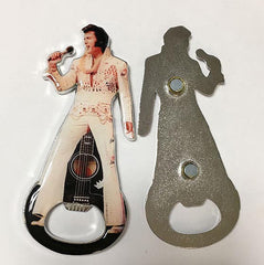 Elvis Bottle Opener And Magnet - White Jumpsuit