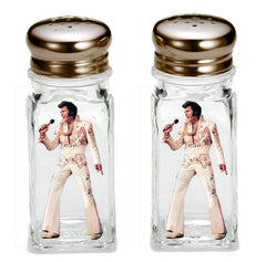 Elvis Salt & Pepper White Jumper