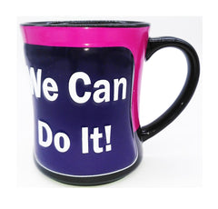 Rosie The Riveter Mug - We Can Do It Embossed