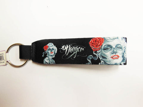 James Danger Wristlet Key Chain - Gypsy Woman Ft. Marilyn Monroe