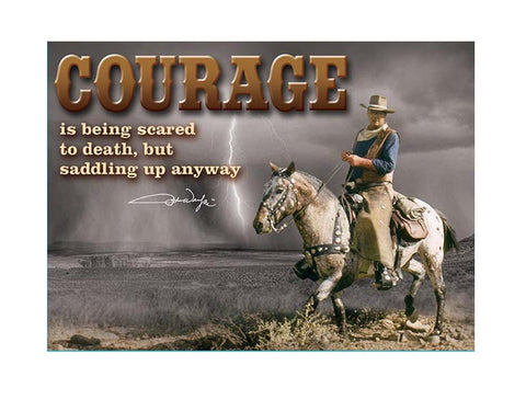 John Wayne Magnet - Courage