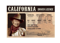John Wayne - Driver License