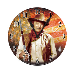 John Wayne Clock - Flag