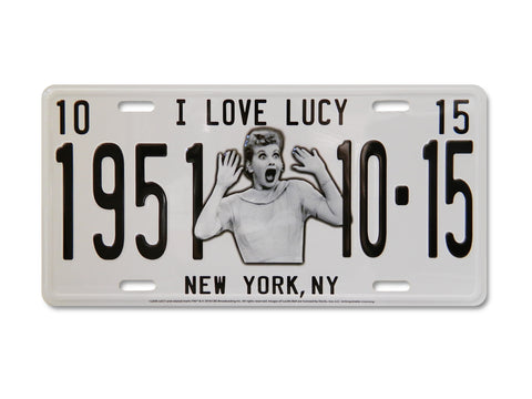 Lucy License Plate - 1951