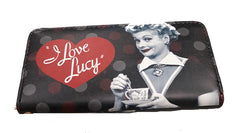 Lucy Wallet - Blk & Red