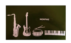 Memphis Stickers - Car Music Family
