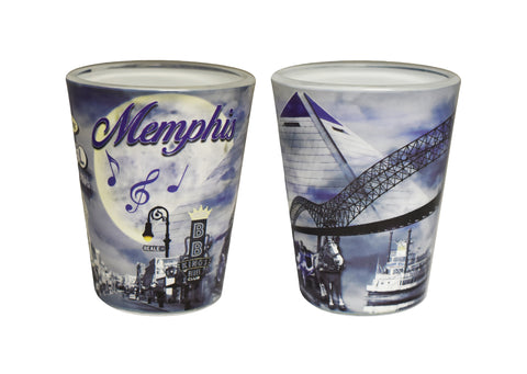 Memphis Shot Glass - Smokey Night