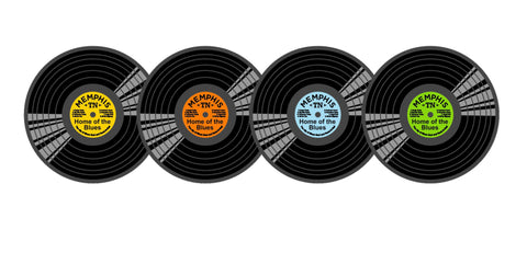Memphis Magnet - Record Assorted Colors