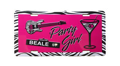 Memphis License Plate - Party Girl