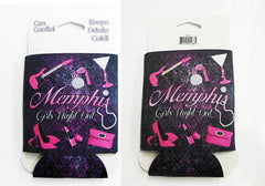 Memphis Huggie/Koozie - Girls Night Out