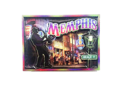Memphis Magnet - Laser 3D Blues Man