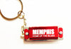 Memphis Key Chain - Harmonica Red/Blue Assorted