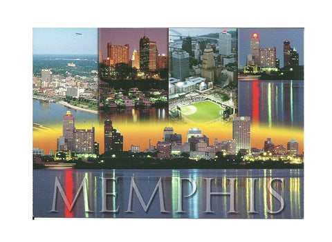 Memphis Postcard - Skyline/Yacht - Pack of 50