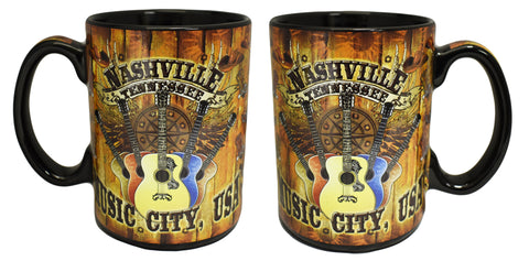 Nashville Mug - Wood Panel