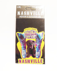 Nashville Sticker - Faith Puppy