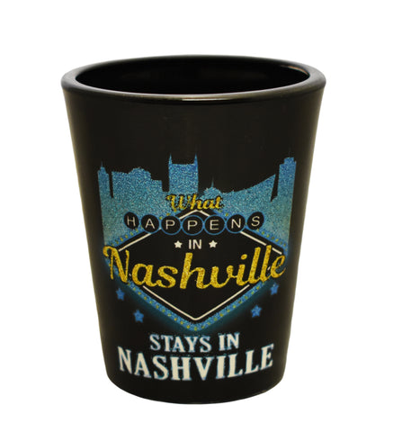 Nashville Shot Glass - What Happens