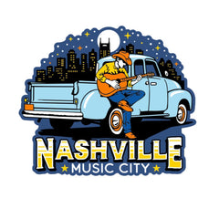 Nashville Magnet - Skyline w/ Truck