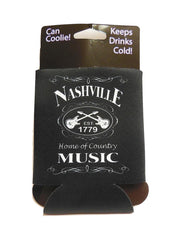 Nashville Huggie/Koozie - Blk & Wht Est.