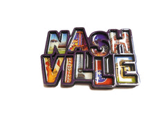 Nashville Magnet - Laser Letters