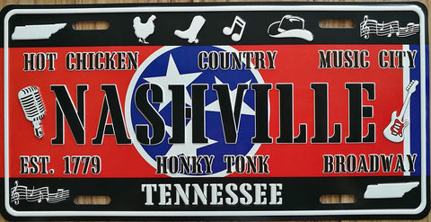 Nashville License Plate - TN Icons
