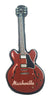 Nashville Magnet - Foil Guitar Red