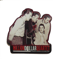 Million Dollar Quartet Magnet - Metal Embossed