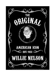 Willie Nelson Sign - Blk & Wht Est