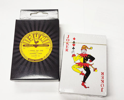 Sun Record Playing Cards - Johnny Cash I Walk The Line
