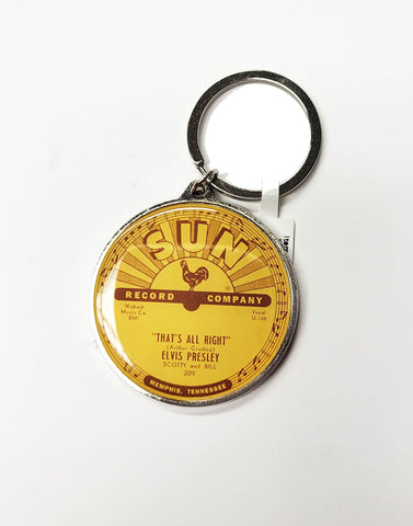 Sun Record Key Chain - Elvis That's All Right