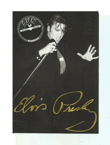 Sun Record Postcards - Elvis Gold Signature - Pack of 50