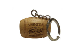 Tennessee Key Chain - Whiskey Wood Barrel