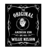 Willie Nelson Throw Blanket - "Blk & Wht Est".
