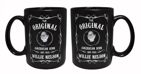 Willie Nelson Mug - Black & White Established