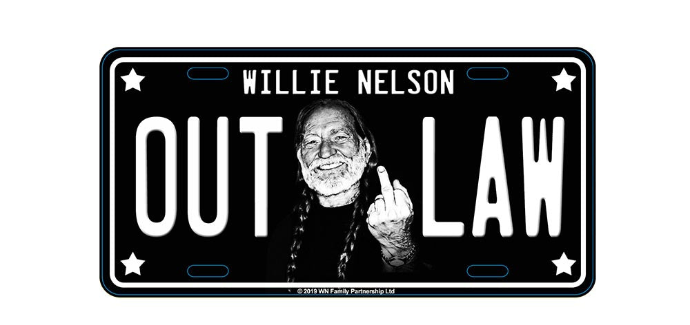 Willie Nelson Magnet - LP Middle Finger