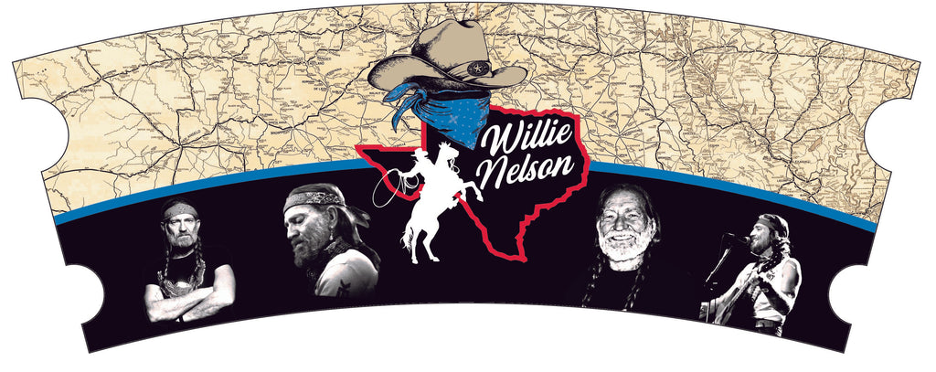 Willie Nelson Mug - Texas Map