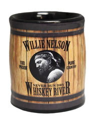 Willie Nelson Shot Glass - Barrel Whiskey River