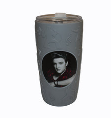 Elvis Thermo Stainless Steel With Silicone Sleeve - Gray Portrait